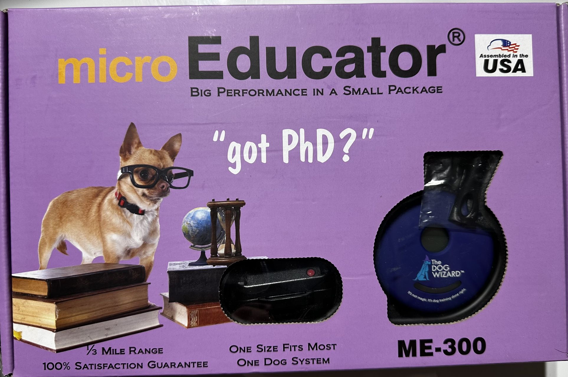 Micro Educator ME-300-1/3 Mile E-Collar Dog Training Collar