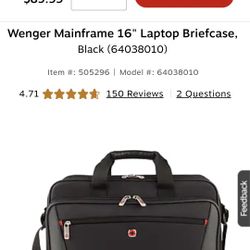 Wenger briefcase 