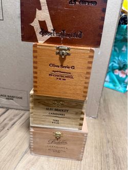 Empty ready to be decorated wooden boxes for decor storage any craft project price is for all 4.