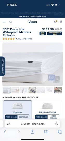 Vesta 360-degree Waterproof Mattress Protector