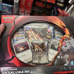 Blood Moon Ursaluna Ex Box Pokemon