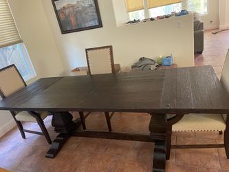 Dining table and 3 chairs