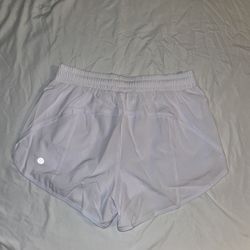 Lululemon White Short Fits Like A Medium 