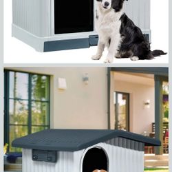 Outdoor Dog House With Heated Pad for Pets