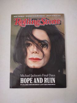 ROLLING STONE MAGAZINE 2009 MICHAEL JACKSON FINAL DAYS-HOPE AND RUN-NO LABEL