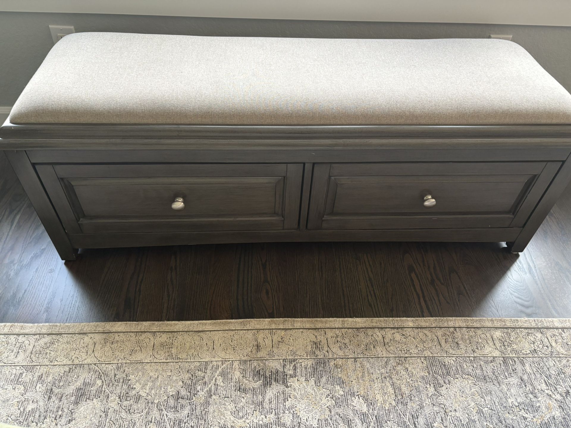 Bench With Storage Drawers