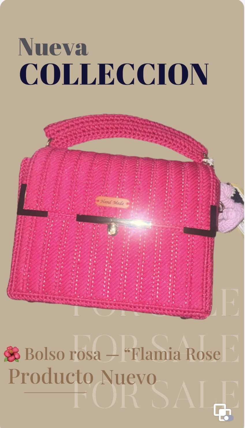 Bolso Flamia Rose 🌹 🦩