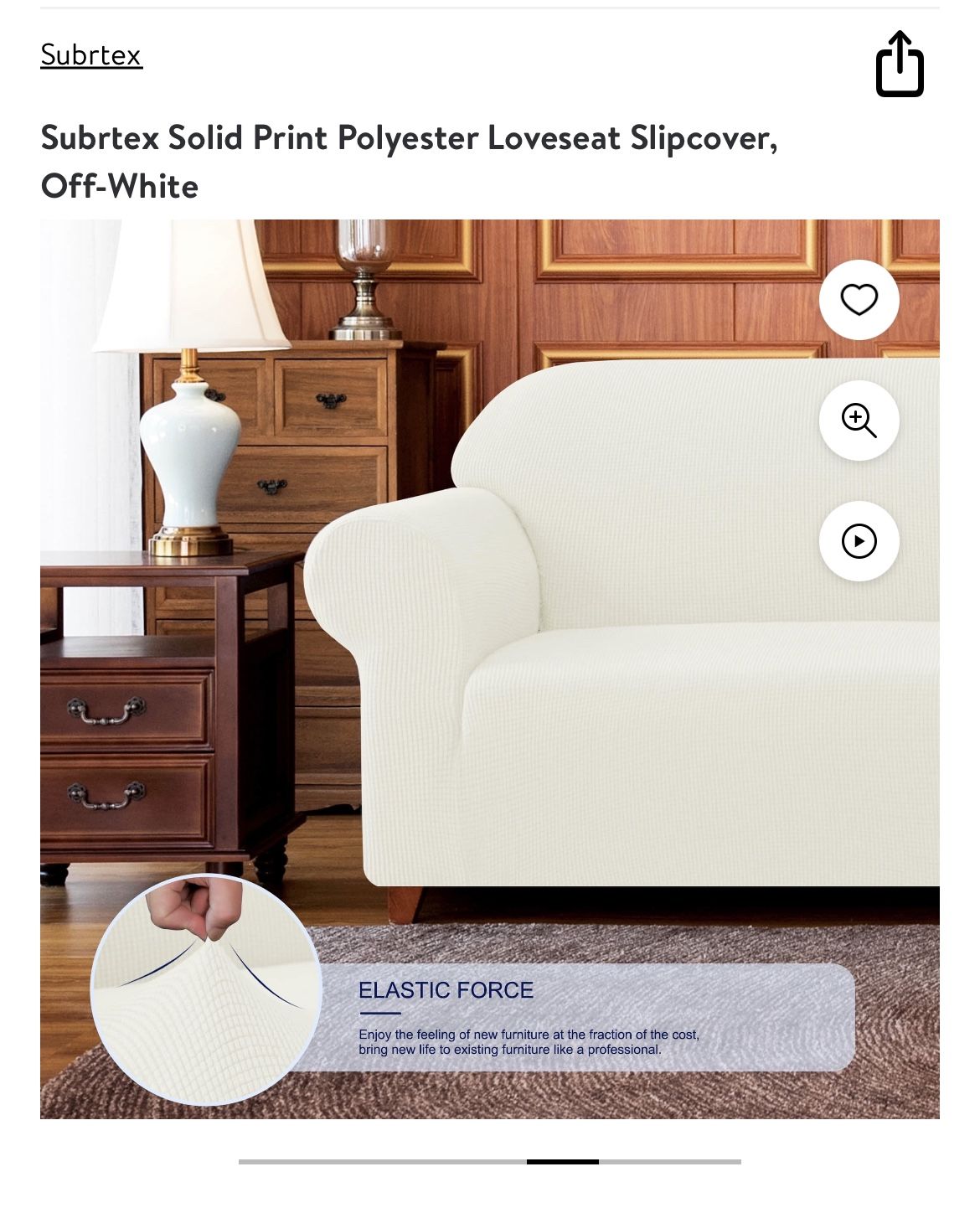 Off-white Loveseat Cover Couch Cover