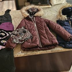 Girls 7/8 Winter Clothing and Boots 