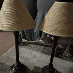 2 Lamps With Shade. 