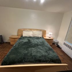 Queen Bed frame & End Tables  