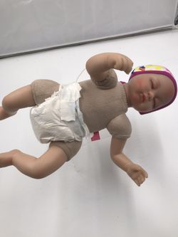 NPK collection 16” Sleeping baby! No Clothes See description!!