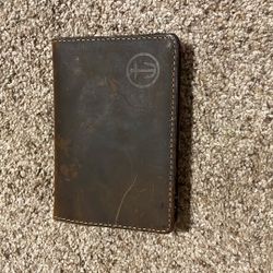 Brown Leather Captain Fin Wallet