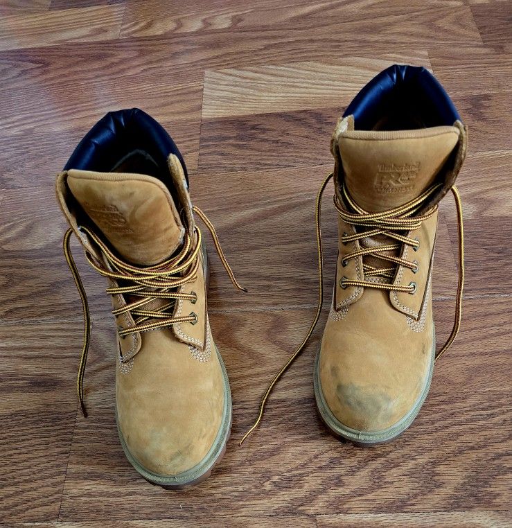 Boots # 8.5 Timberland Steel Toe