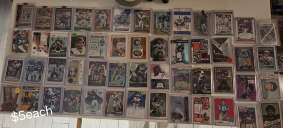 Football Cards 1960s to 2025 rc relic hof sn chrome prizm $5 each card