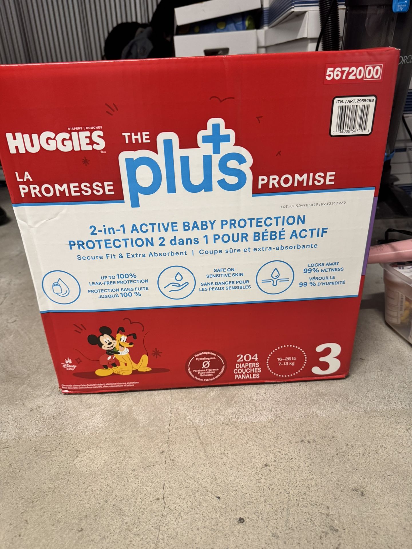 204 Huggies Size 3