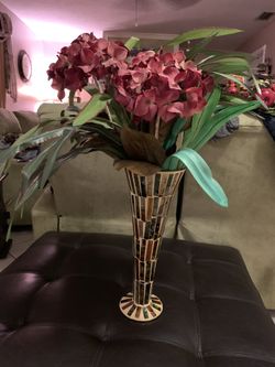 Fancy arrangement and vase 🏺