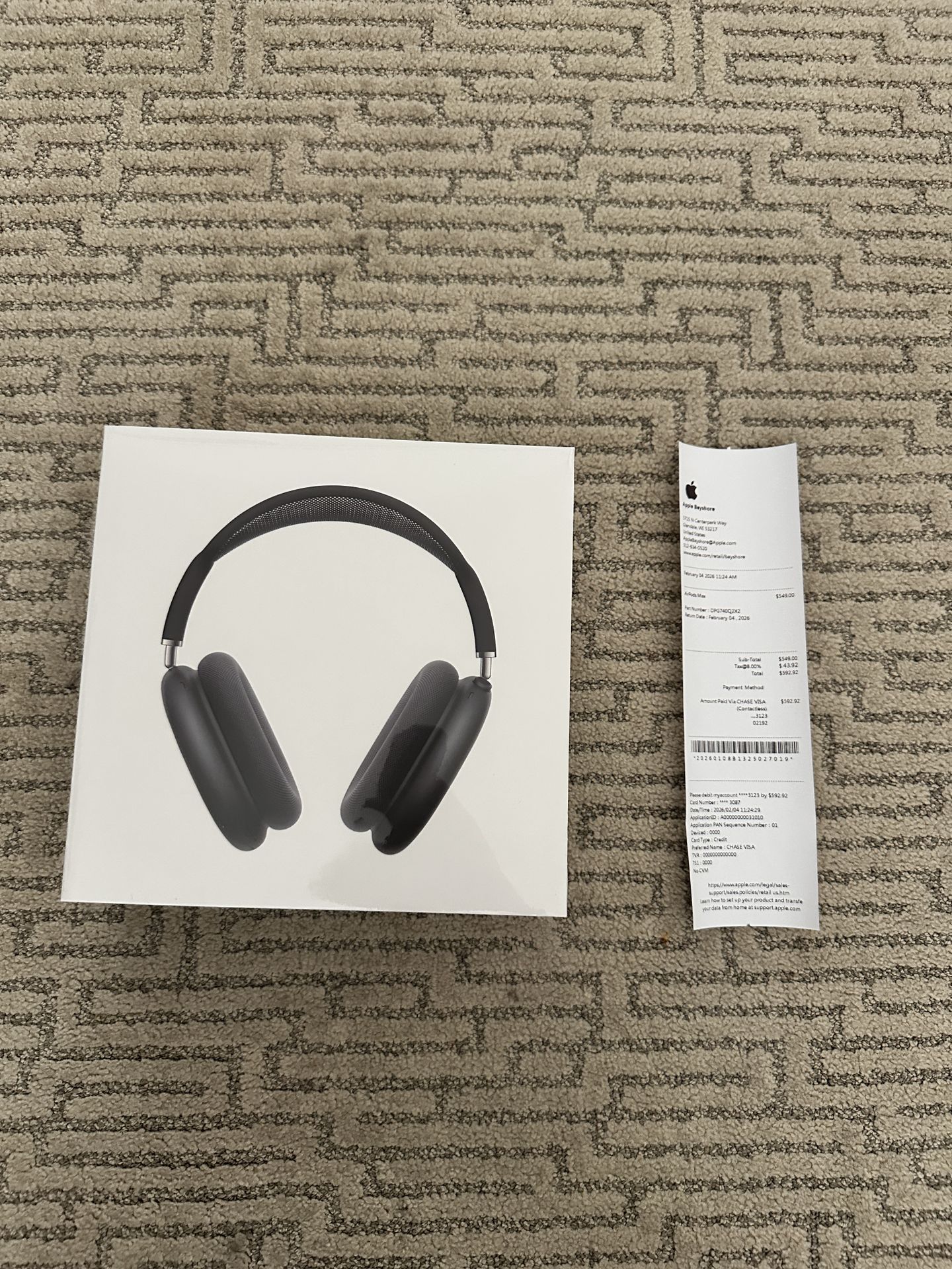 Apple AirPods Max (Space Gray) – New w/ Receipt