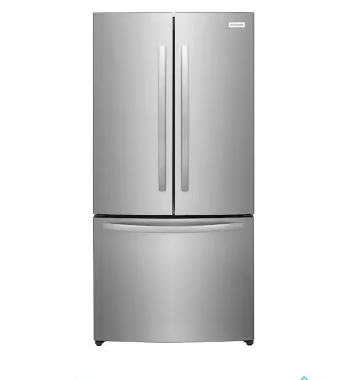 FRIGIDAIRE 31.5 in 18 cu ft LIKE NEW Refrigerator Fingerprint-Resistant