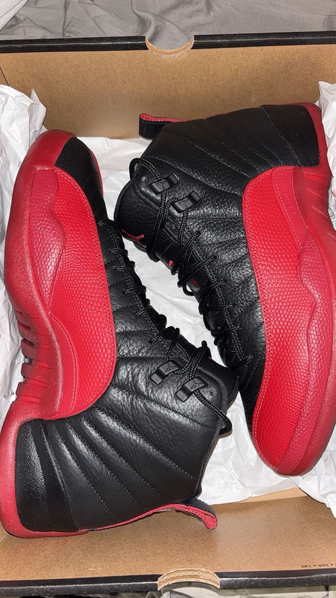 Retro Jordans 12”s Flu Games