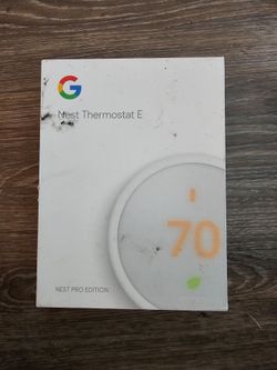 Google Nest Thermostat E – Open Box (New)