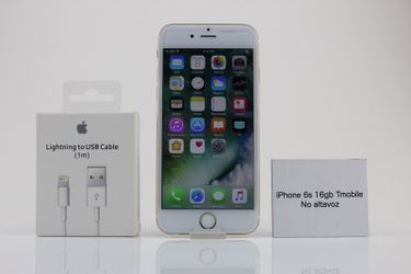 T-Mobile IPhone 6s 16gb ready to use on T-Mobile Speaker not WORKING