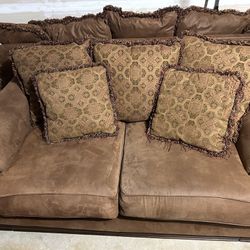 Ashley Furniture Fabric Couch Set