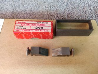 Starrett 298 key seat rule clamps tools