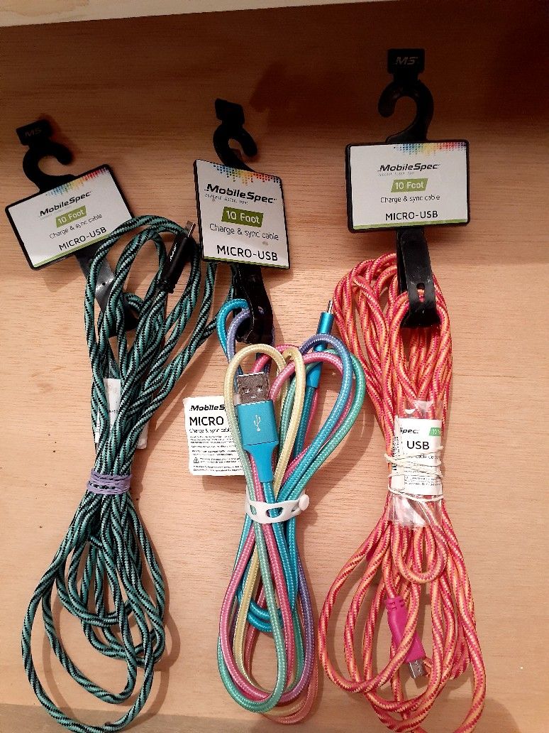 Micro USB 10 Ft Charging Cable