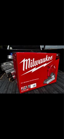 Brand new Milwaukee 14” Abrasive chop saw