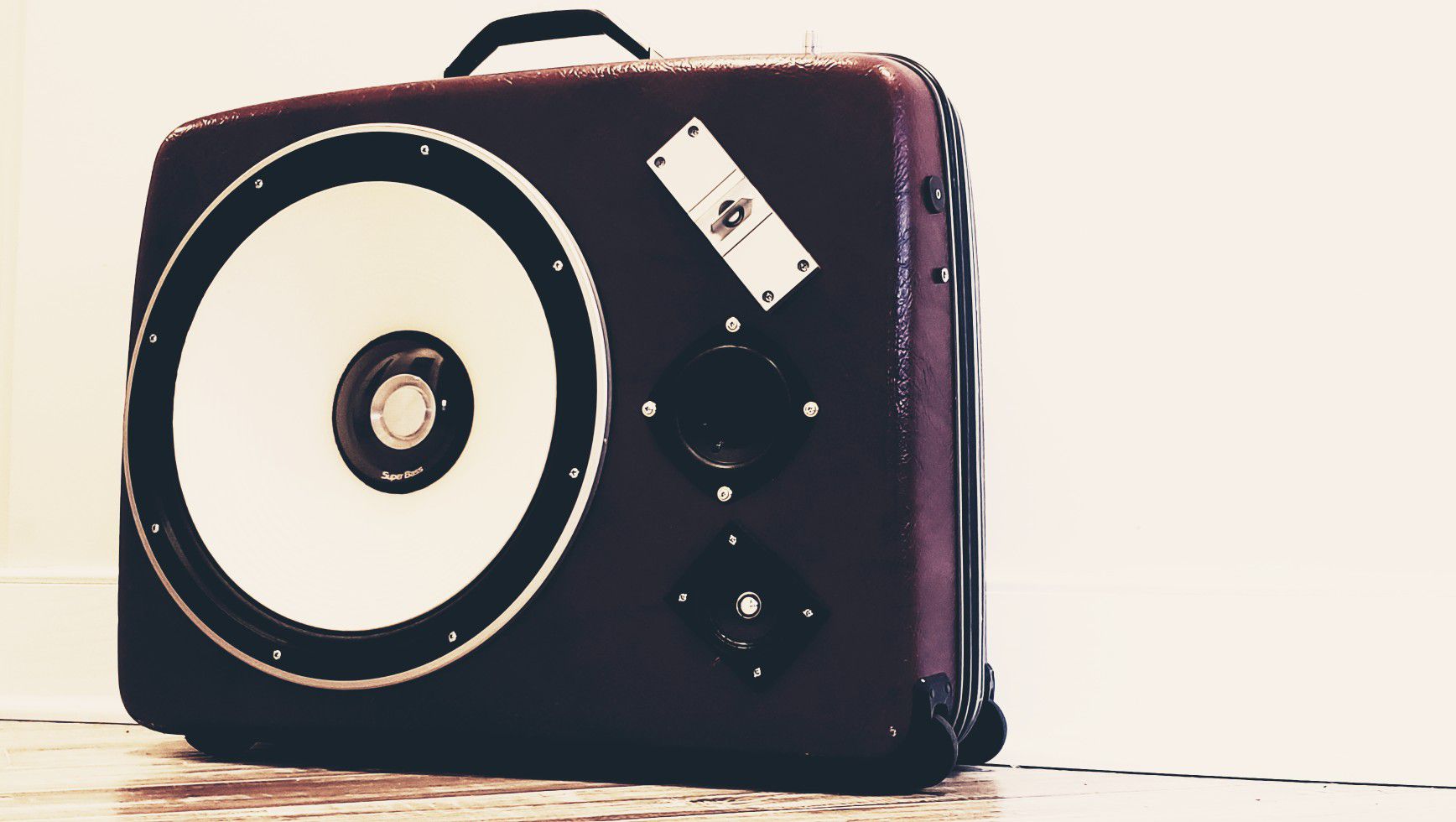 Vintage Suitcase Boombox Speaker System by ReSpeak