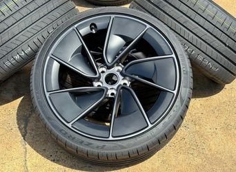 DELIVERY 4x NEW OEM Tesla Model 3 Performance 20" Warp SENSORS 100% TIRES Pirelli 235/35 275/30