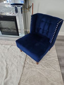 Royal blue chair