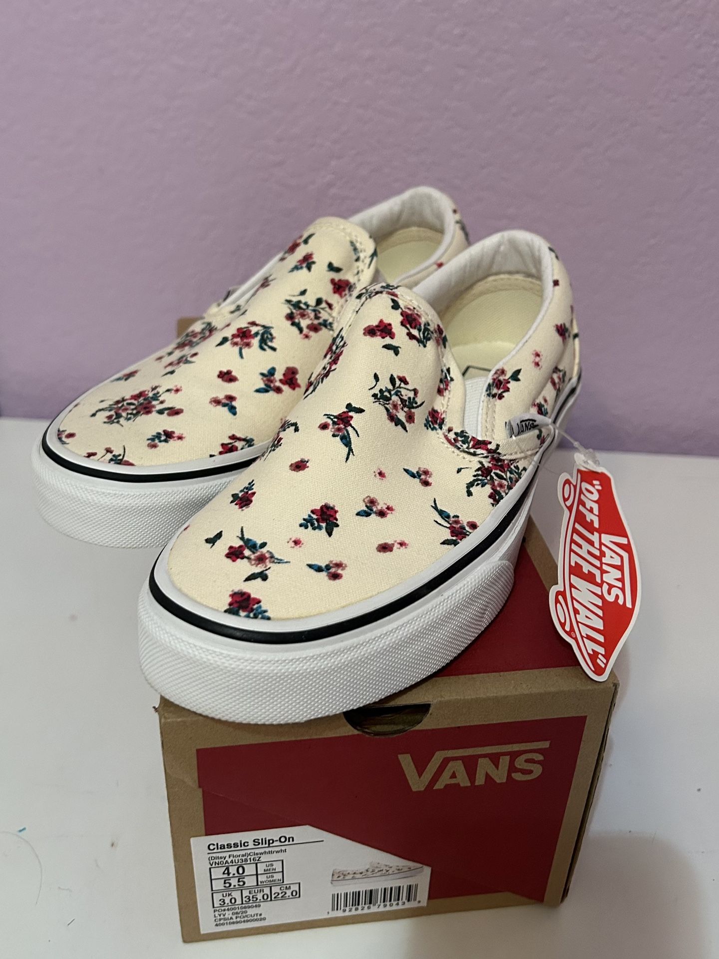 Ditsy Floral Vans
