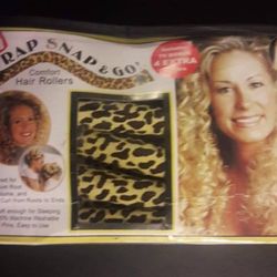 NEW "Wrap Snap and Go" comfort hair rollers $5 FIRM