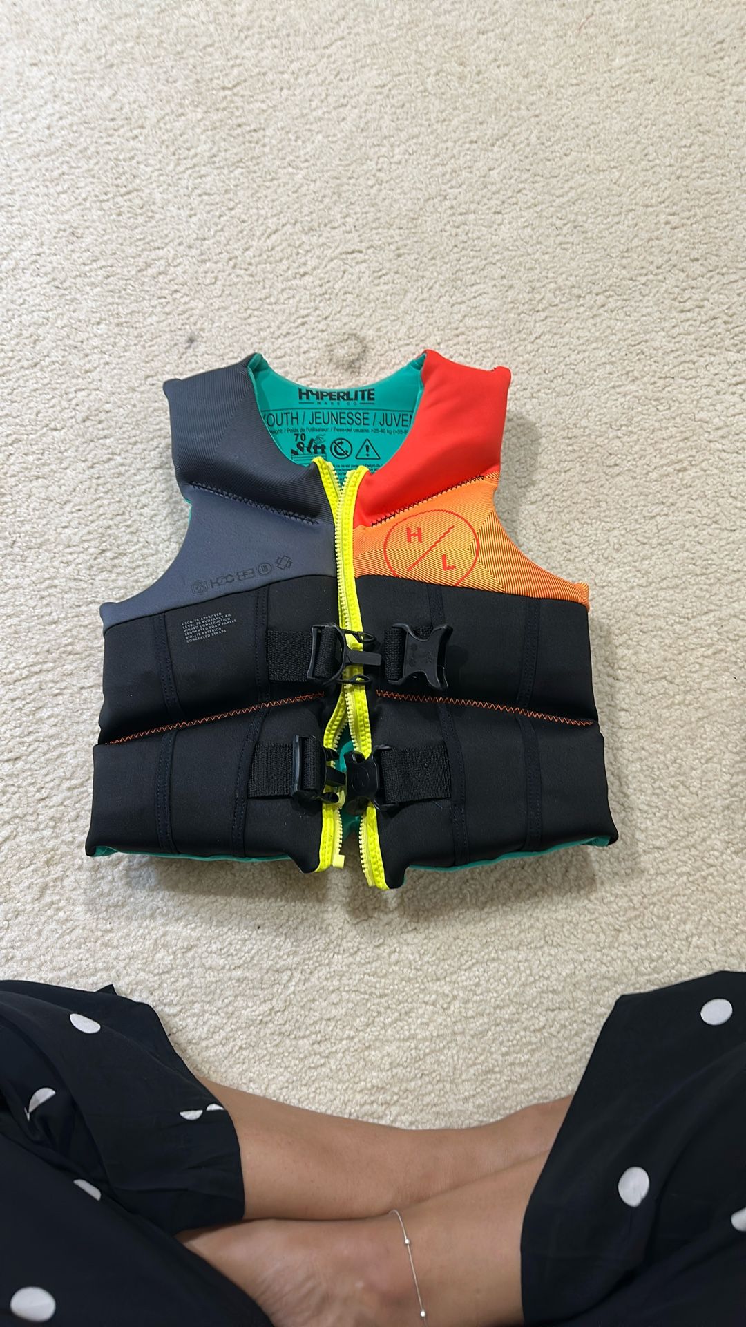 Hyperlite youth life jacket