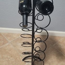 Double-Sided Metal Wine Rack