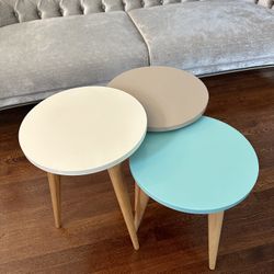 Stackable Side Tables Set Of 3