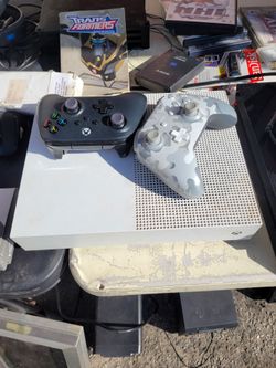 Xbox with 2 controllers
