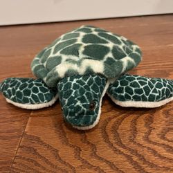 1998 K & M 8" Soft Plush Green Sea Turtle