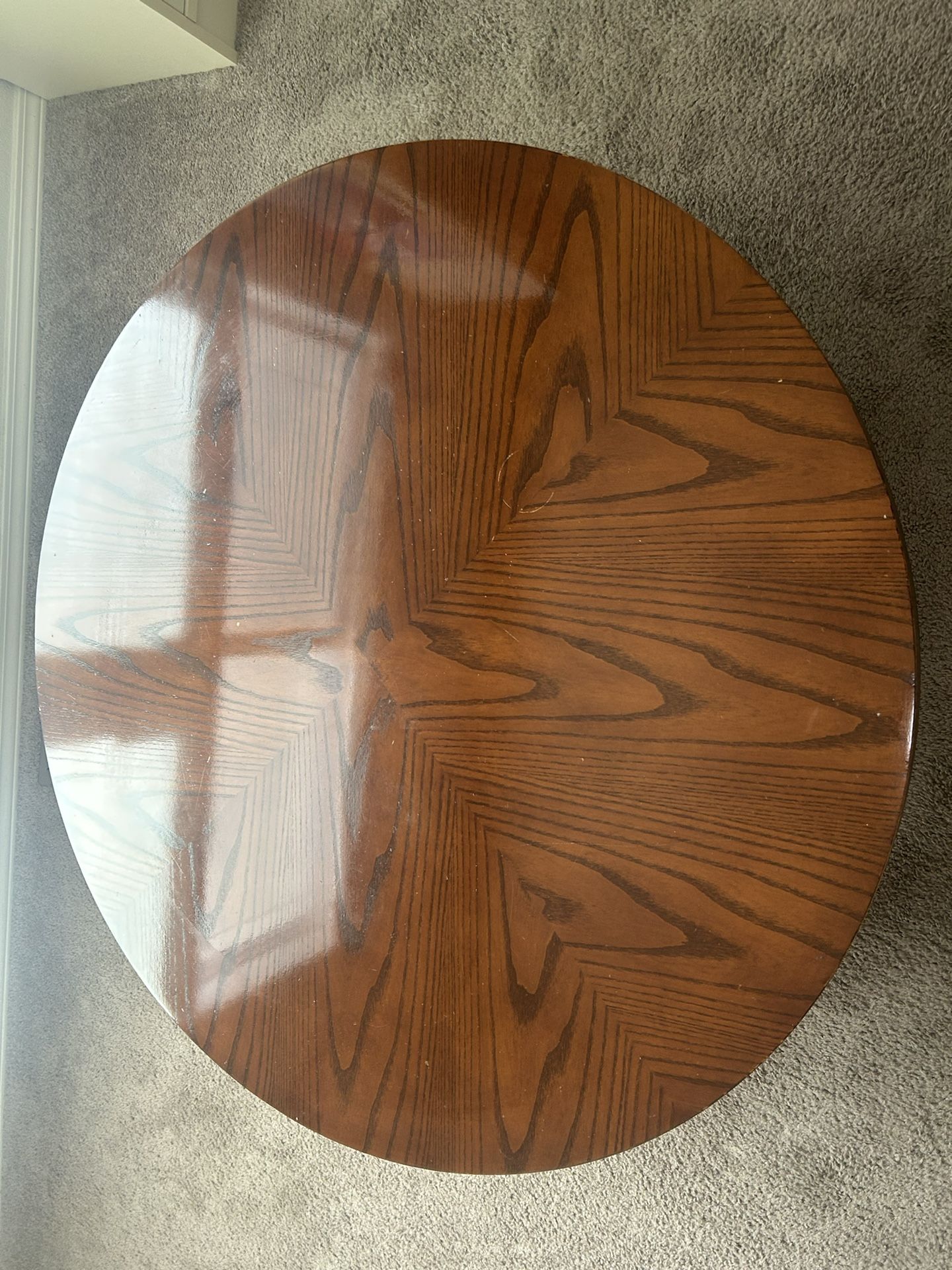 Ethan Allen Round Coffee Table