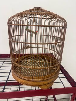 Antique bird cage
