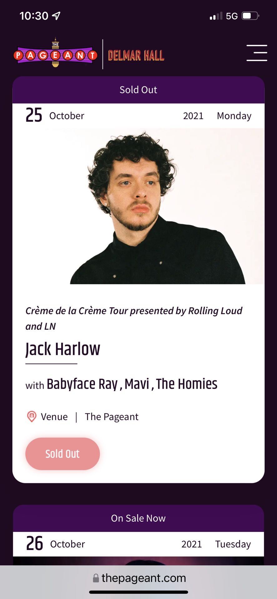 Jack Harlow Tickets 