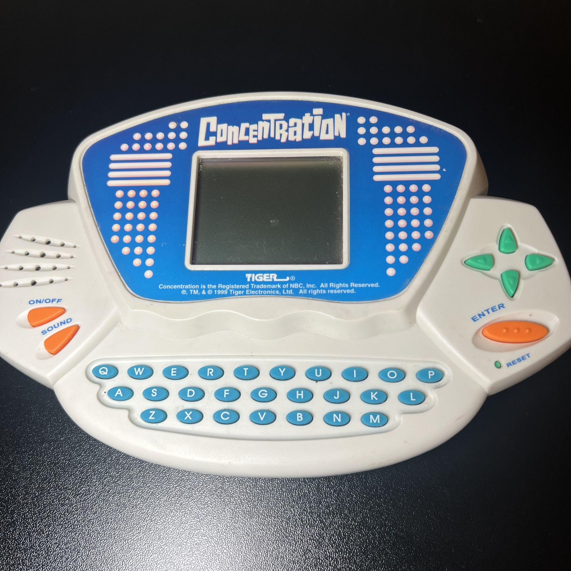 Concentration Tiger Electronics Hand Held