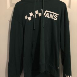 dark green vans pullover hoodie