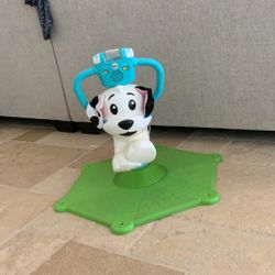 Toy Bounces And Turns In Circles