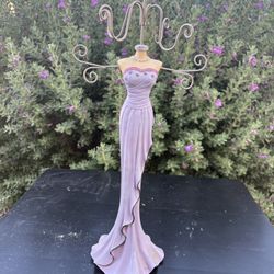 Purple Evening Gown Necklace Holder!