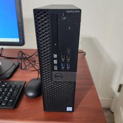 Dell Optiplex 3040-SFF desktopComputer Core i5-6500 3.2GHz,  8 GB de RAM 500 GB HDD DVDRW, Windows 10 Pro, Microsoft Office installed.  Nothing wrong.