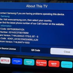 Samsung 75” OLED 4k Smart tv - QN75Q60BAFXZA