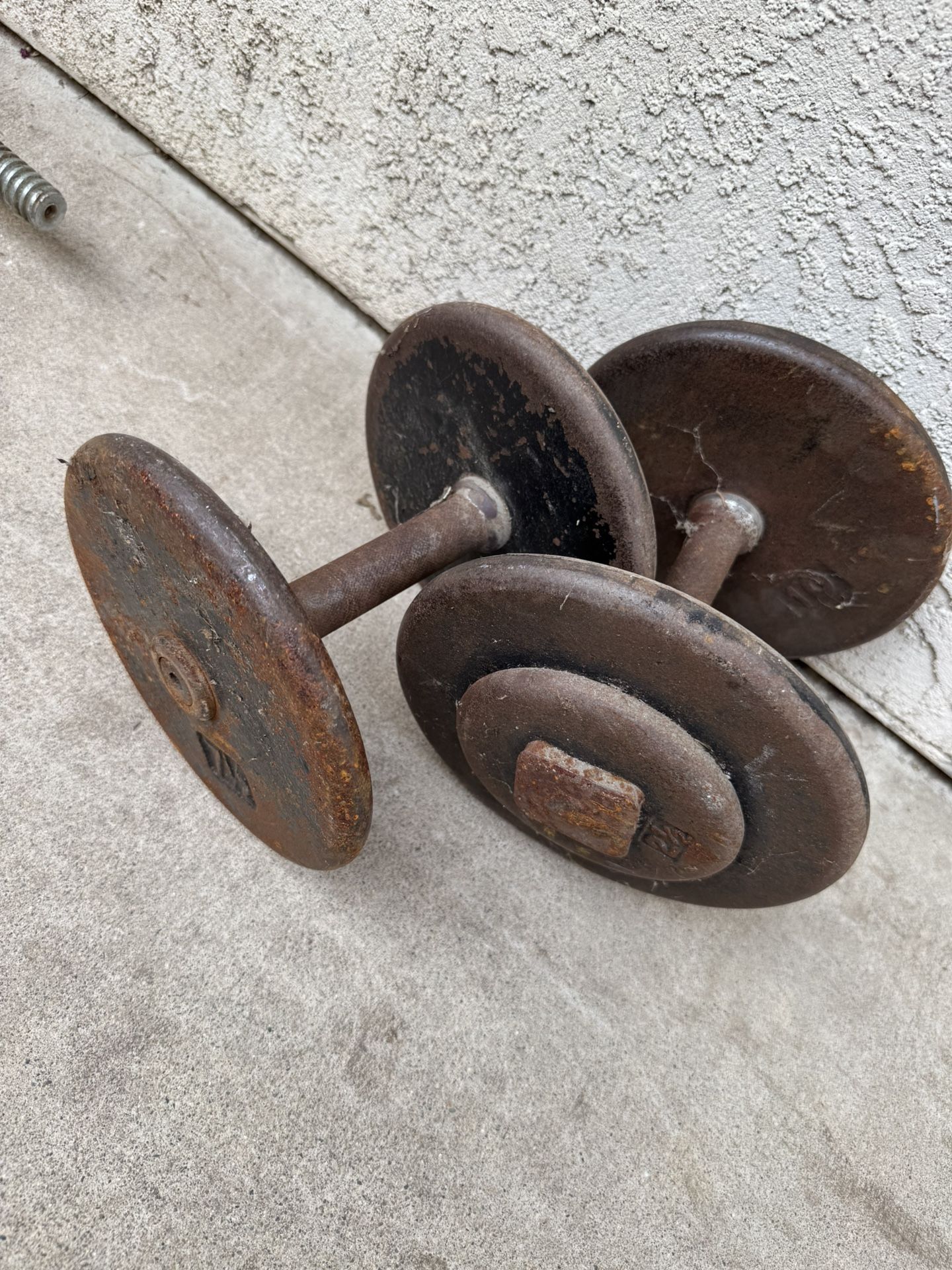 15LB And 25LB Dumbbells